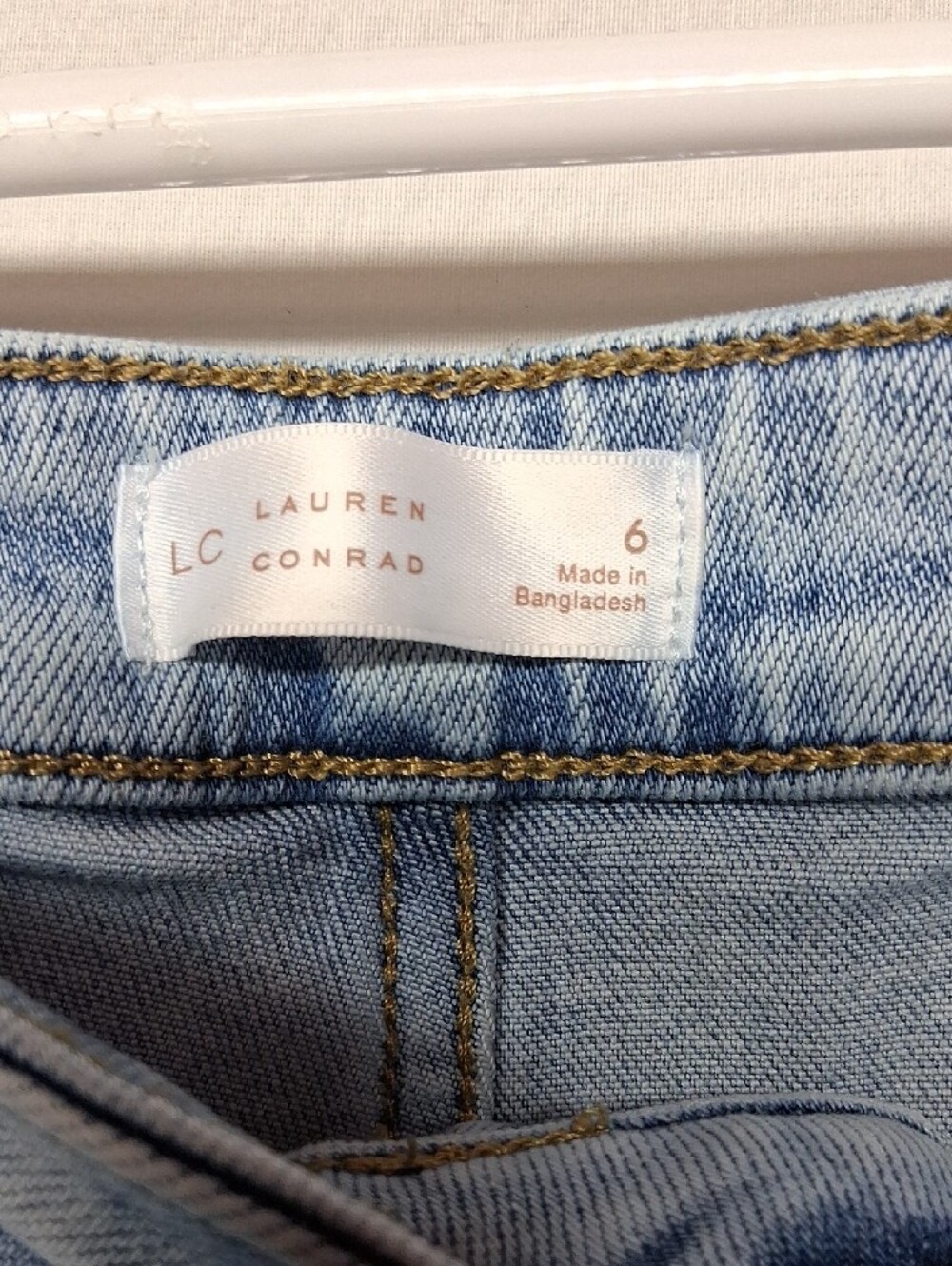 LC Lauren Conrad Light Blue High-Rise Wide-Leg Jeans - Picture 3 of 9